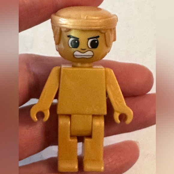 Ryan’s World Lego Duplo Bendable Figures Lot of 2 Gold Man and Panda Pirate - Picture 3 of 4